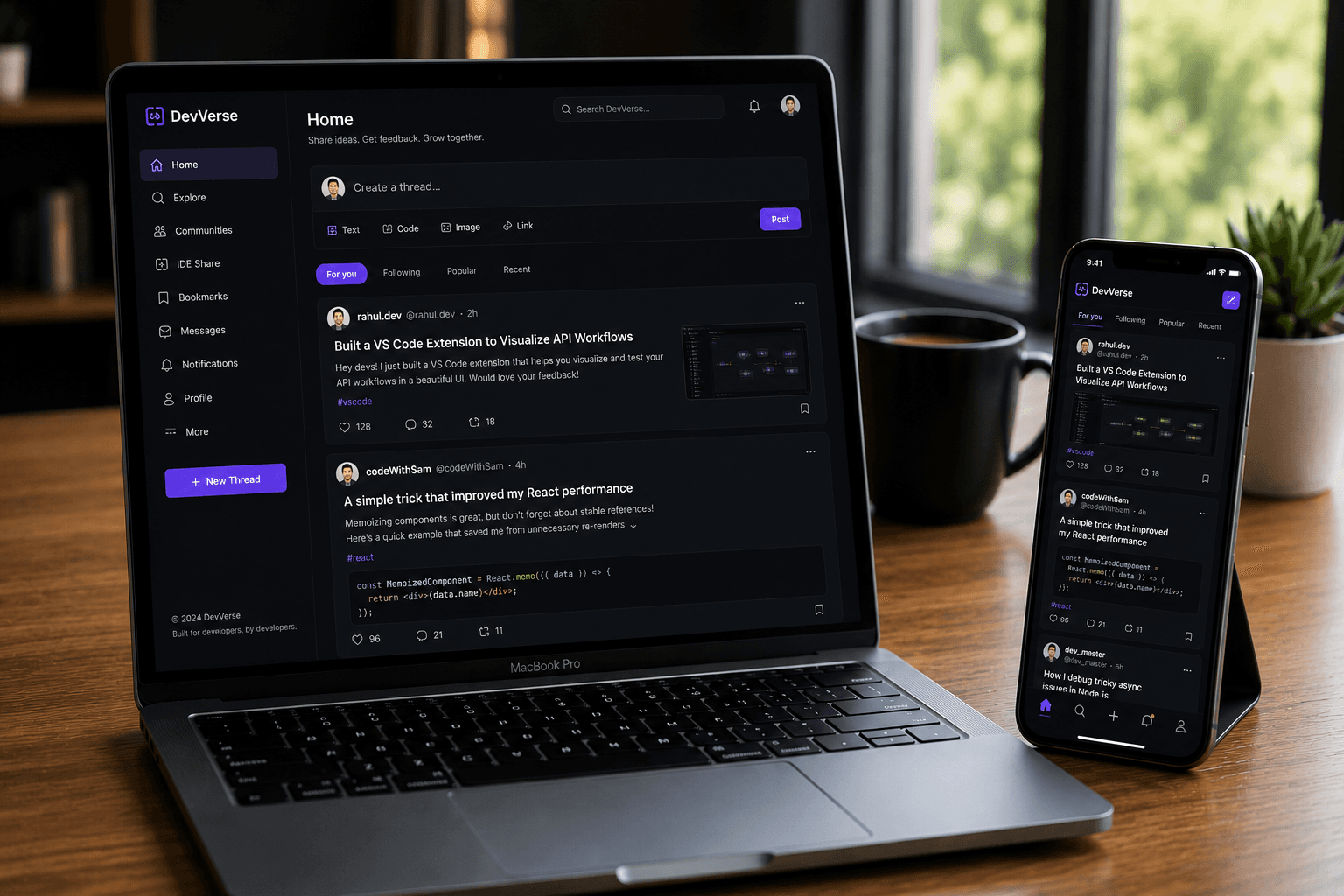 DevVerse - Developer Social Network