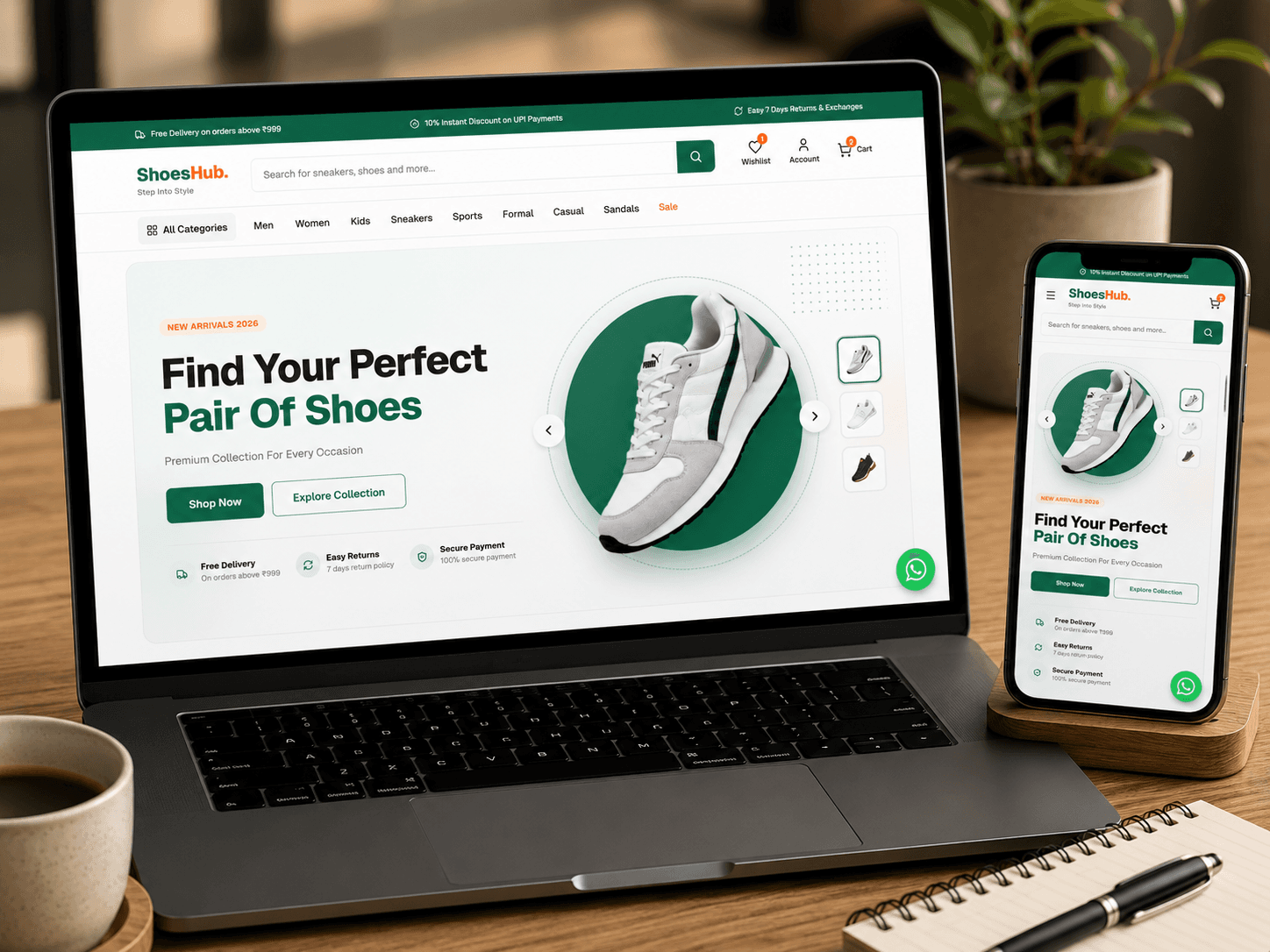 ShoesHub Poonch – Footwear E-Commerce Store